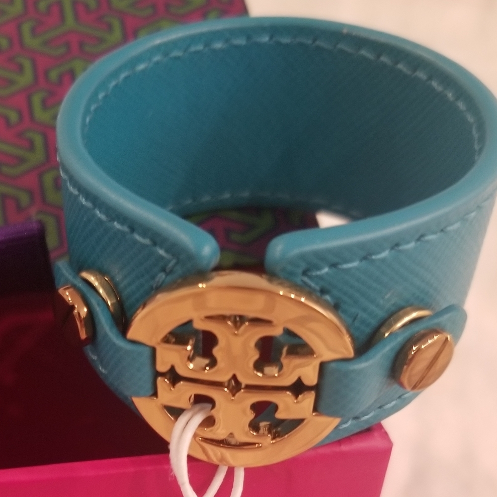 Tory Burch Leather Cuff Bracelet